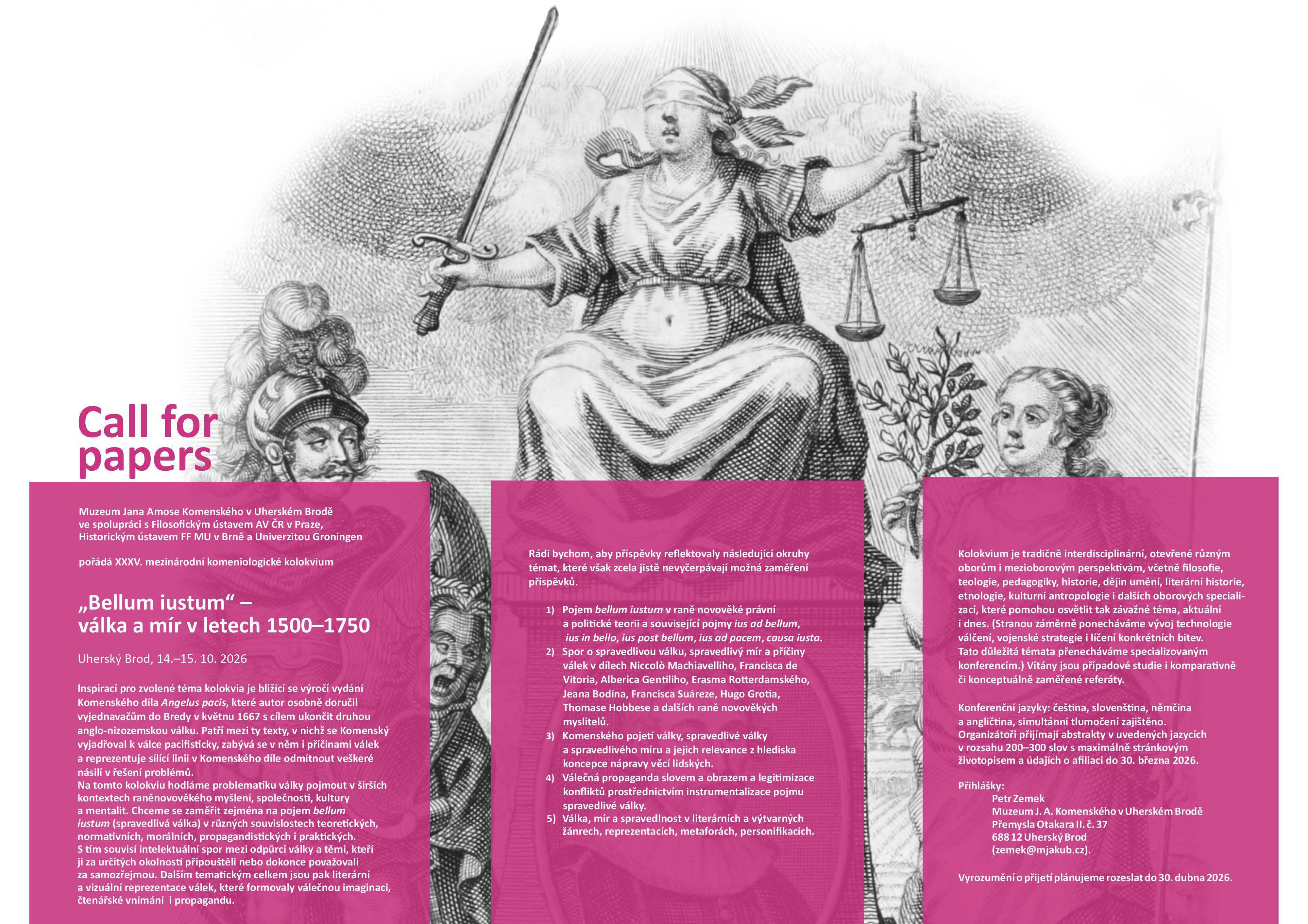 CFP Bellum iustum kolokvium UB 2026
