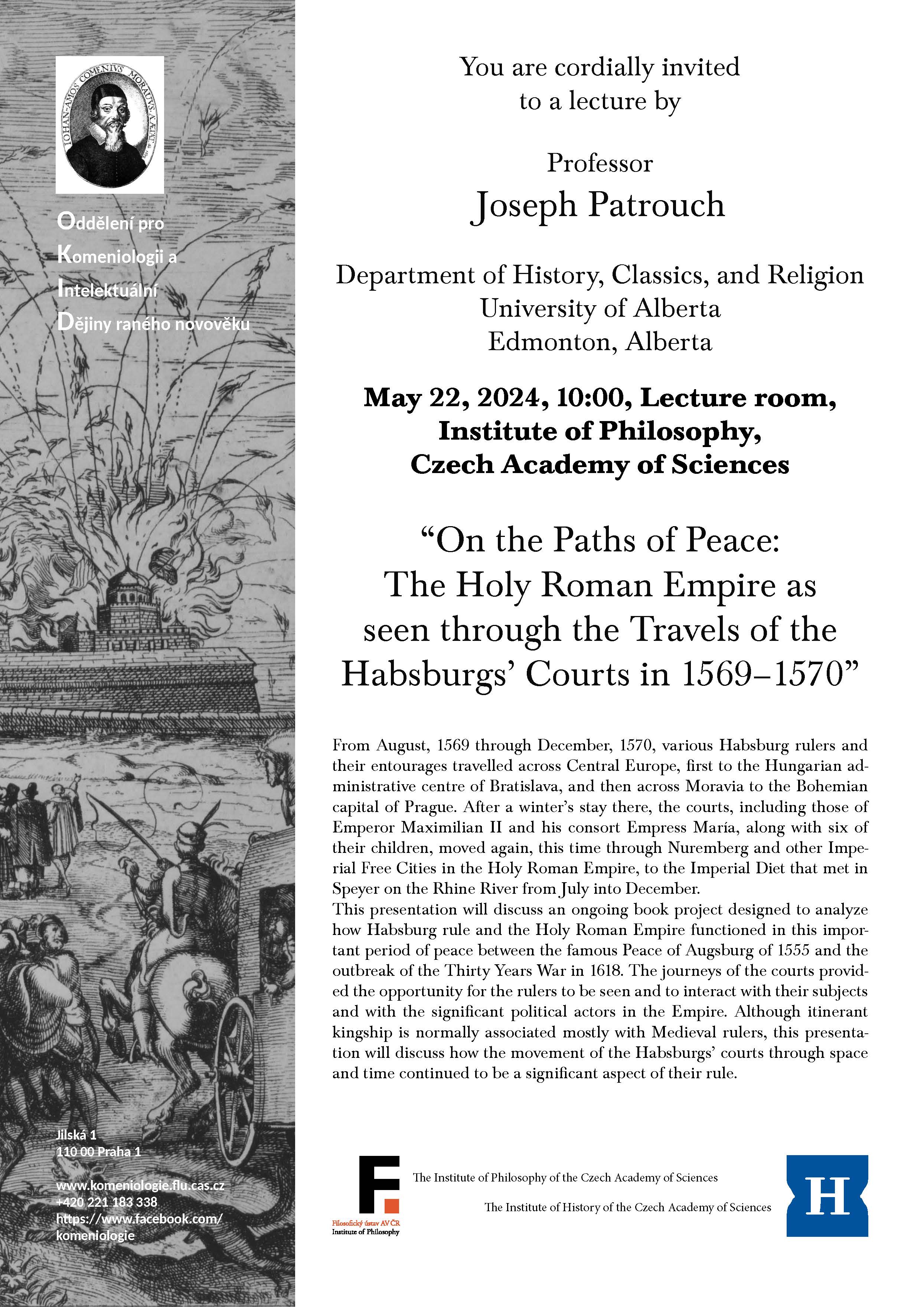 Pozvánka Joseph Patrouch