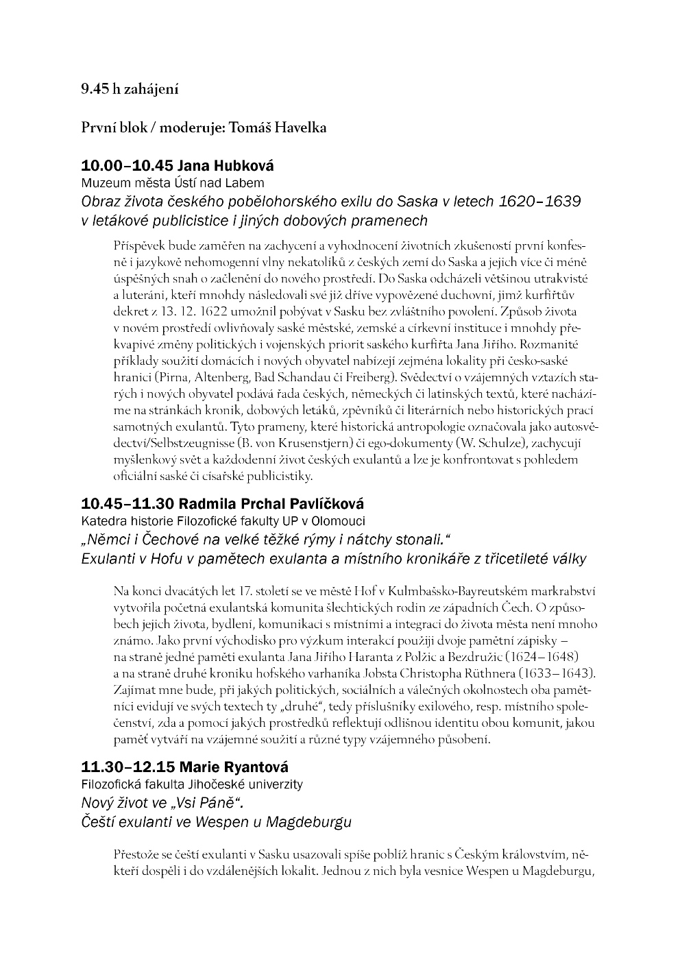 Program identity workshop 2025 2